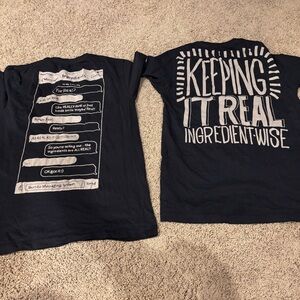 Chipotle T Shirt Adult Size Medium Black Graphic Short Sleeve Loomstate Lot Of 2